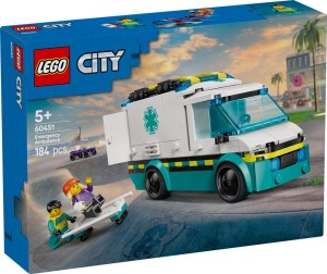 LEGO CITY AMBULANZA DI EMERGENZA 60451